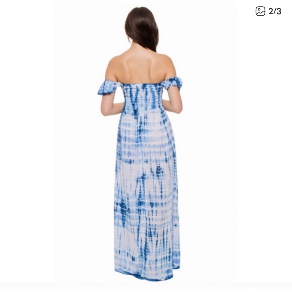 Tiare Hawaii Ocean Tie Dye hollie Maxi Dress